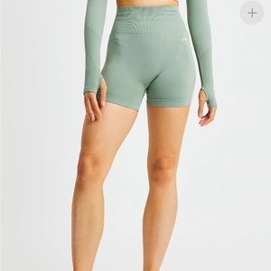 olive green balance v2 aybl shorts